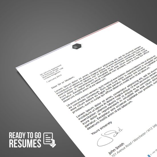 Resume Cover Letter